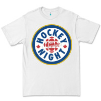 White hockey night in canada 1 Premium Tee - linhVisuals