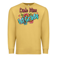 Antique Gold little miss first grade Premium Sweatshirt - Jasminsmagicworld