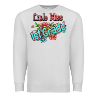 Dove Grey little miss first grade Premium Sweatshirt - Jasminsmagicworld