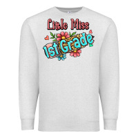 Oatmeal Heather little miss first grade Premium Sweatshirt - Jasminsmagicworld