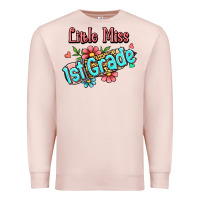 Pale Pink little miss first grade Premium Sweatshirt - Jasminsmagicworld