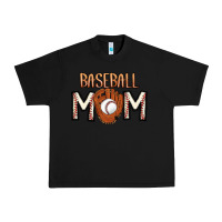 Black Baseball Mom Urban Heavy Tee - CowhideDigitalArt