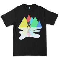 Black bigfoot t  shirt bigfoot   bigfoot 8 Premium Tee - linhVisuals