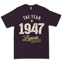 Plum The Year 1947 - 75th Birthday Vintage Classic Premium Tee - linhVisuals
