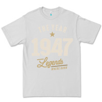 Dove Grey The Year 1947 - 75th Birthday Vintage Classic Premium Tee - linhVisuals