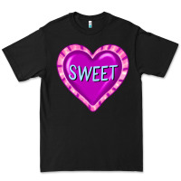 Black valentine's day hearts Premium Tee - FaDigitalArtStudio