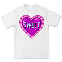 White valentine's day hearts Premium Tee - FaDigitalArtStudio