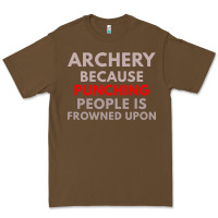 Cacao archery because punching people is frowned upon Premium Tee - linhVisuals