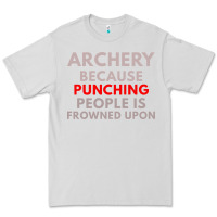 Dove Grey archery because punching people is frowned upon Premium Tee - linhVisuals