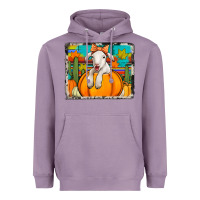 Lavender autumn sheep in a pumpkin Heavyweight Hoodie - Jasminsmagicworld