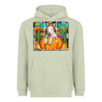 Matcha autumn sheep in a pumpkin Heavyweight Hoodie - Jasminsmagicworld
