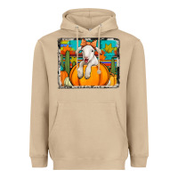 Mushroom autumn sheep in a pumpkin Heavyweight Hoodie - Jasminsmagicworld