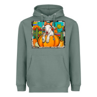 Sage autumn sheep in a pumpkin Heavyweight Hoodie - Jasminsmagicworld