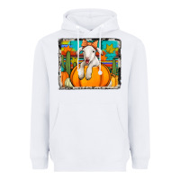 White autumn sheep in a pumpkin Heavyweight Hoodie - Jasminsmagicworld