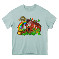 Arona St. Patrick's farm with gold Heavy Core Tee - OliviaCreatesArt