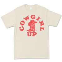 Bone cowgirl up leopad hat boot rodeo western country southern t shirt Premium Tee - linhVisuals