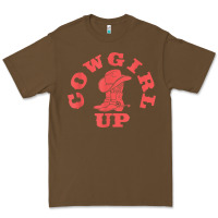 Cacao cowgirl up leopad hat boot rodeo western country southern t shirt Premium Tee - linhVisuals