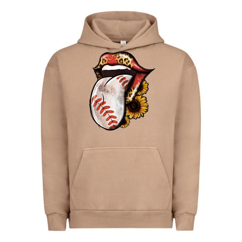 Baseball Tongue Urban Hoodie by Jasminsmagicworld | Teevron
