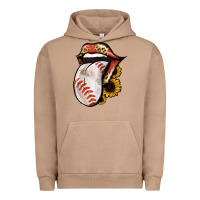 Pigment Burro Baseball Tongue Urban Hoodie - Jasminsmagicworld