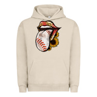 Pigment French Oak Baseball Tongue Urban Hoodie - Jasminsmagicworld