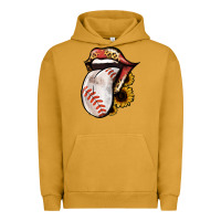 Pigment Peanut Butter Baseball Tongue Urban Hoodie - Jasminsmagicworld