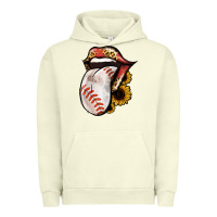 Pigment Pistachio Baseball Tongue Urban Hoodie - Jasminsmagicworld
