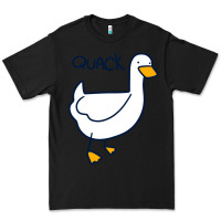 Black quack duck Premium Tee - linhVisuals