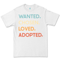 White adoption day announcement   wanted chosen loved adopted premium t shir Premium Tee - linhVisuals