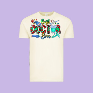Best Doctor Ever Vintage Tee Designed By Cowhidedigitalart