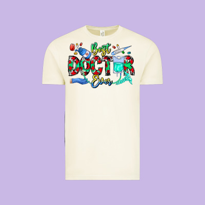 Best Doctor Ever Vintage Tee Designed By Cowhidedigitalart
