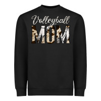 Black volleyball  mom Heavyweight Sweatshirt - Jasminsmagicworld