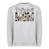 Heather Grey volleyball  mom Heavyweight Sweatshirt - Jasminsmagicworld