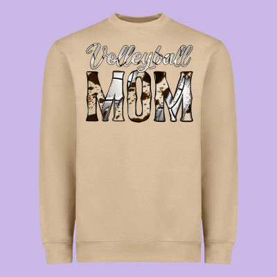 Volleyball  Mom Heavyweight Sweatshirt Designed By Jasminsmagicworld