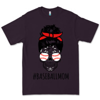 Plum Baseball Mom Skull Premium Tee - linhVisuals