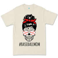 Bone Baseball Mom Skull Premium Tee - linhVisuals