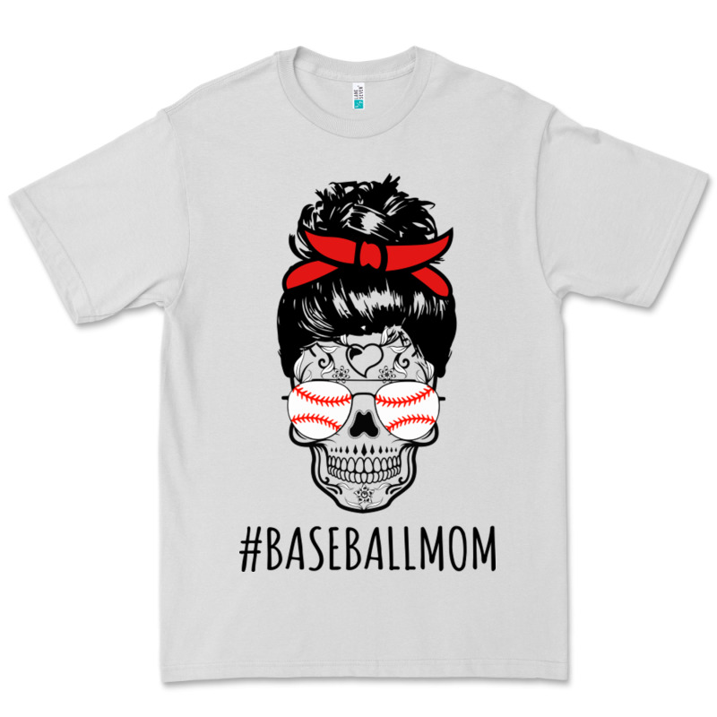 Baseball Mom Skull Premium Tee by linhVisuals | Teevron