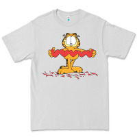 Dove Grey garfiel Premium Tee - linhVisuals