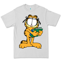 Dove Grey garfiel Premium Tee - linhVisuals