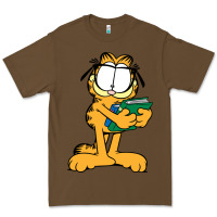 Cacao garfiel Premium Tee - linhVisuals
