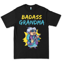 Badass Grandma Family Mother Grandma T Shirt Premium Tee | Teevron