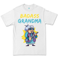 White badass grandma family mother grandma t shirt Premium Tee - linhVisuals