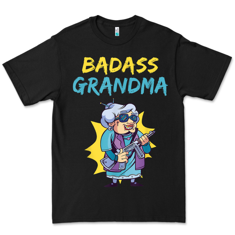 Badass Grandma Family Mother Grandma T Shirt Premium Tee by linhVisuals | Teevron