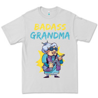 Dove Grey badass grandma family mother grandma t shirt Premium Tee - linhVisuals