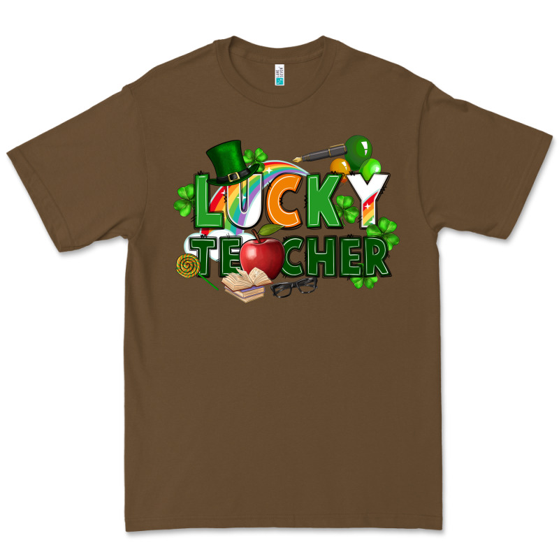 Lucky Teacher St. Patricks Day Premium Tee by FaDigitalArtStudio | Teevron