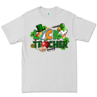 Dove Grey lucky teacher St. Patricks Day Premium Tee - FaDigitalArtStudio