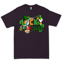 Plum lucky teacher St. Patricks Day Premium Tee - FaDigitalArtStudio