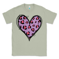 Matcha Glitter Purple Leopard Heart Classic Tee - Jasminsmagicworld
