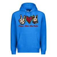 True Royal Peace Love Blue Heeler Premium Hoodie - Jasminsmagicworld