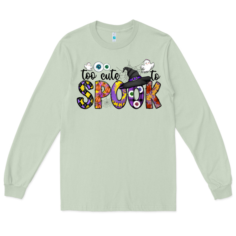 Too Cute To Spook Long Sleeve Tee by CowhideDigitalArt | Teevron