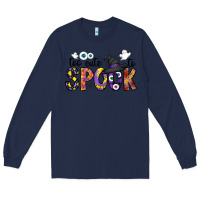 Navy too cute to spook Long Sleeve Tee - CowhideDigitalArt